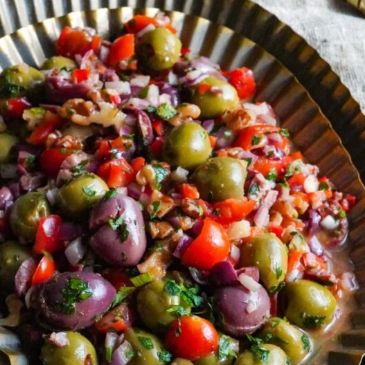 Shlada B’Zitoune: A Traditional Moroccan Olive Salad