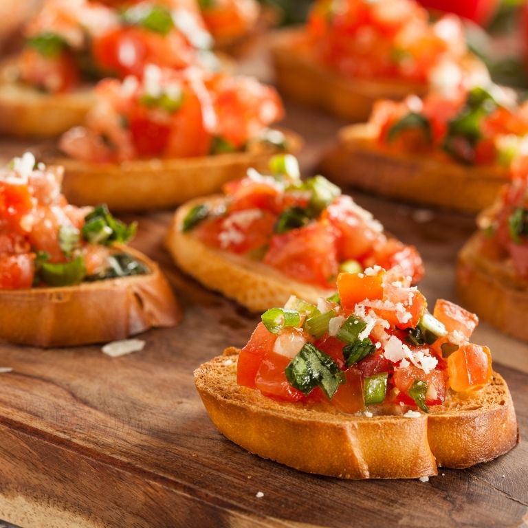 Italian Classic: Fresh Tomato Bruschetta