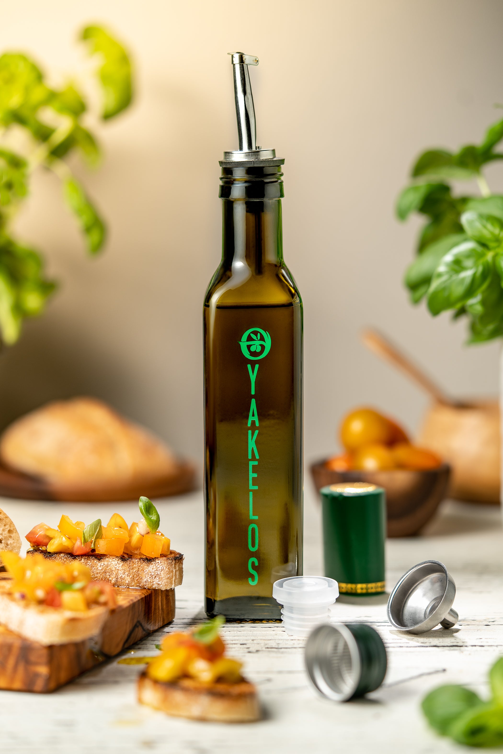 Refill Bottle of Olive Oil with Pouring Spout – Complete 250ml Set